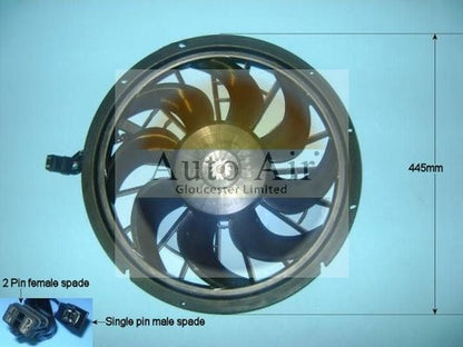 AUTO AIR 05-1174 Radiator Fan Electric Motor Centre Cooling System For Volvo 850