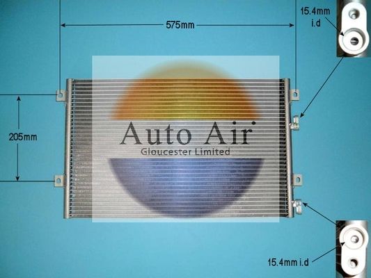 AUTO AIR 16-5010 Air Condenser A/C Air Conditioning Fits Chrysler PT Cruiser