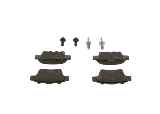 BOSCH 0986494199 Brake Pad Set For Disc Brake Rear 16.5mm Thickness Fits Citroën
