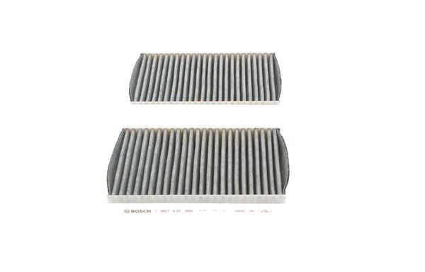 BOSCH 1987432386 Cabin Air Filter 175mm Length Fits Alfa Romeo 147 156 GT