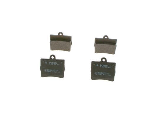 BOSCH 0986494017 Disc Brake Pad Set Rear Low-Metallic Fits Mercedes-Benz C-Class