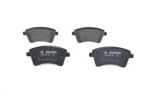 BOSCH 0986494332 Brake Pad Set For Disc Brake Front Fits Mercedes-Benz Renault