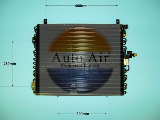 AUTO AIR 16-6578 Air Condenser A/C Air Conditioning Fits Mercedes-Benz 124