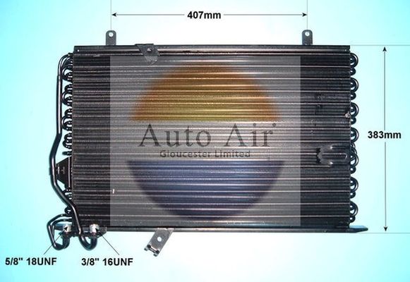 AUTO AIR 16-6598 Air Conditioning Condenser A/C Air Con Fits BMW 5 Series