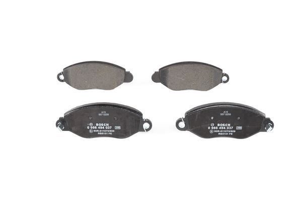 BOSCH 0986494037 Disc Brake Pad Set Front Fits Ford Transit Transit Tourneo