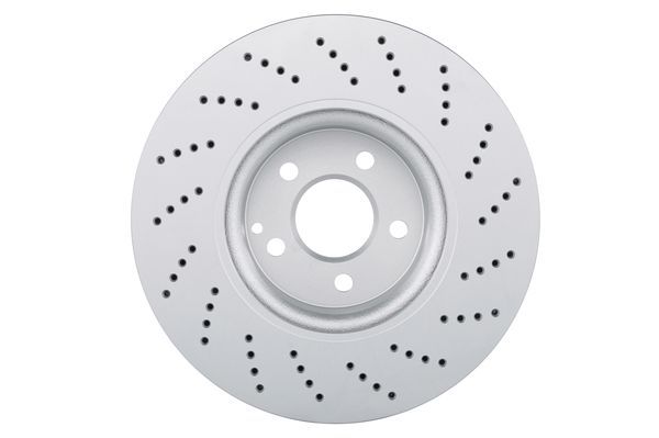 BOSCH 0986479408 Brake Disc Front Perforated Vented For Mercedes C-Class E-Class