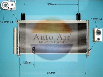 AUTO AIR 16-9920 Air Conditioning Condenser A/C Air Con Fits Suzuki Liana