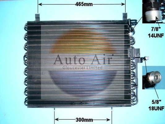 AUTO AIR 16-1191 Air Conditioning Condenser Fits Mercedes-Benz 124 E-Class