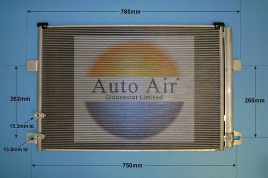 AUTO AIR 16-9955 Air Conditioning Condenser Air Con Replacement Fits VW Amarok