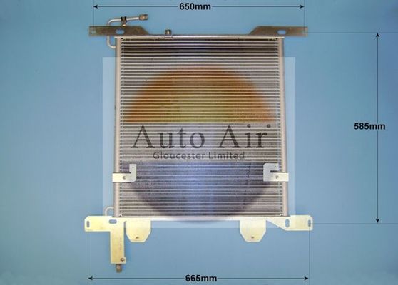 AUTO AIR 16-9766 Air Conditioning Condenser Air Con Replacement Fits DAF GINAF