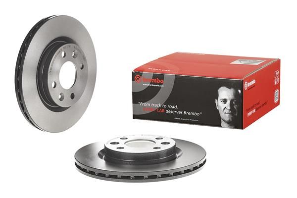 2x BREMBO 09.5802.21 Brake Disc Front Vented Fits Dacia Lada Nissan Renault