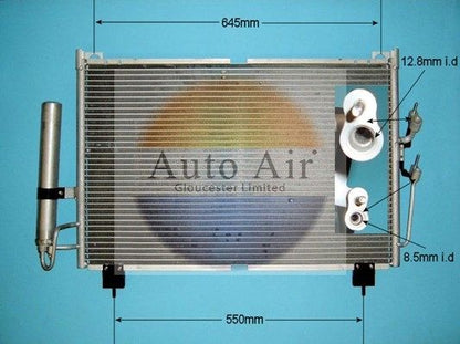 AUTO AIR 16-1346 Air Condenser A/C Air Conditioning Fits Mitsubishi Outlander