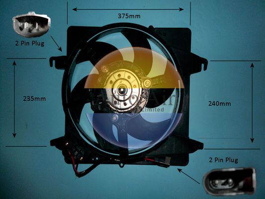 AUTO AIR 05-1272 Radiator Fan Electric Motor Centre For Ford Ka Ka Van Street Ka
