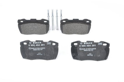 BOSCH 0986494291 Brake Pad Set For Disc Brake Front Fits Land Rover Defender