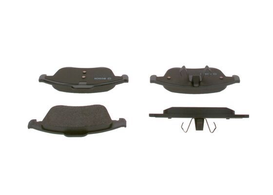 BOSCH 0986494401 Brake Pad Set For Disc Brake Front 17.1mm Thickness For Renault