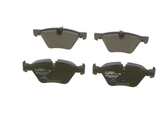 BOSCH 0986494117 Brake Pad Set For Disc Brake Front Fits BMW 1 Series 3 Series