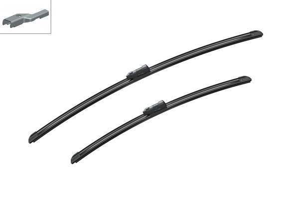 2 x BOSCH A089S Wiper Blades (Pair) Fits Aston Martin BMW Ford Lexus Volvo
