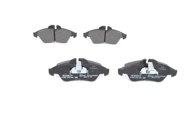 BOSCH 0986495245 Brake Pad Set For Disc Brake Front Fits Mercedes-Benz VW
