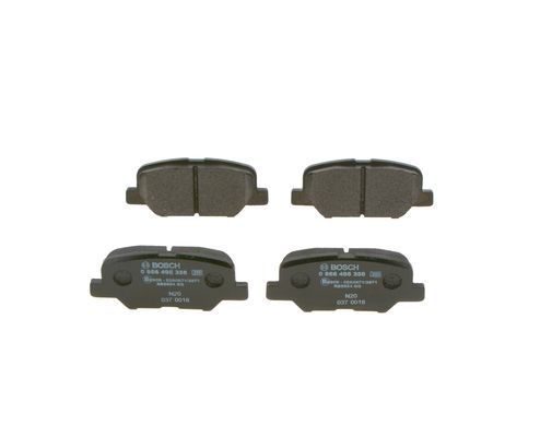 BOSCH 0986495358 Brake Pad Set For Disc Brake Rear Fits Mazda Mitsubishi Peugeot