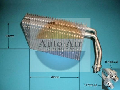 AUTO AIR 21-0018 Air Evaporator A/C Air Con Air Conditioning Fits Mercedes-Benz