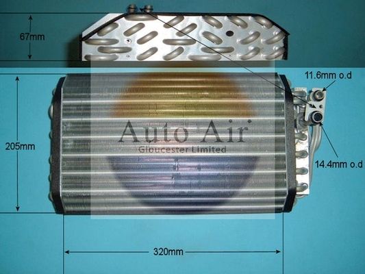 AUTO AIR 21-1212 Air Evaporator A/C Air Con Air Conditioning Fits BMW 7 Series