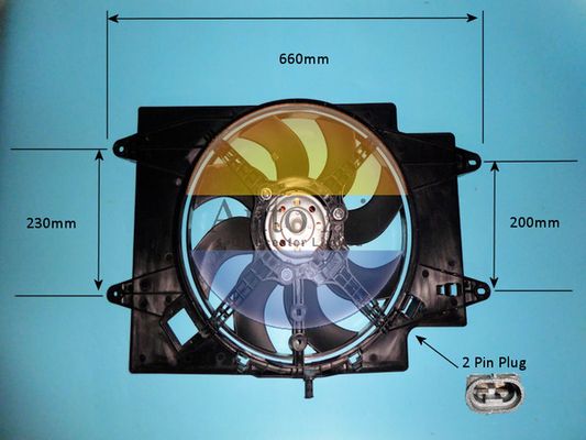 AUTO AIR 05-1021 Radiator Fan Electric Motor Centre Fits Alfa Romeo 147 GT
