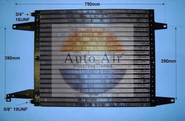 AUTO AIR 16-5004 Air Conditioning Condenser A/C Air Con Replacement Fits SCANIA