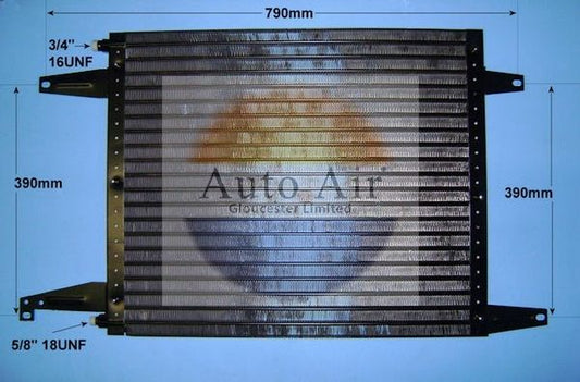 AUTO AIR 16-5004 Air Conditioning Condenser A/C Air Con Replacement Fits SCANIA