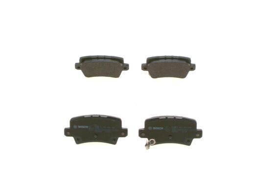 BOSCH 0986494249 Brake Pad Set For Disc Rear 15.6mm Thickness Fits Honda Civic