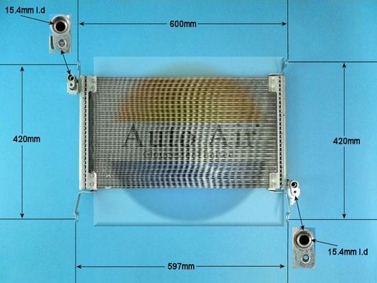 AUTO AIR 16-9778 Air Conditioning Condenser A/C Fits Fiat Brava Bravo Marea