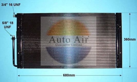 AUTO AIR 16-9722 Air Conditioning Condenser Fits TVR Cerbera Chimaera Griffith