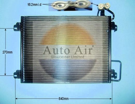AUTO AIR 16-1281 Air Conditioning Condenser A/C Air Con Fits Renault Scenic