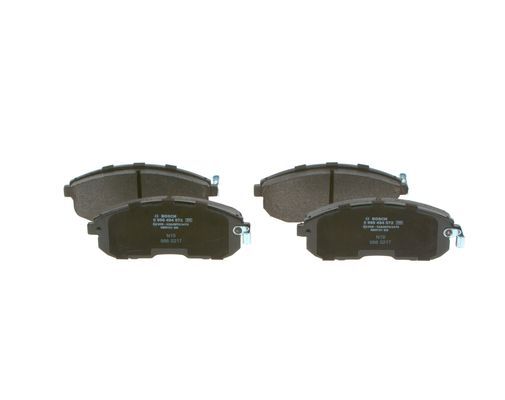 BOSCH 0986494572 Brake Pad Set For Disc Brake Front 17.1mm Thickness Fits Nissan