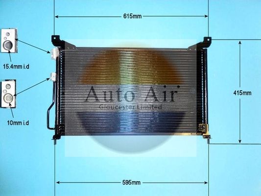 AUTO AIR 16-1290 Air Conditioning Condenser Air Con Replacement Fits Rover 800