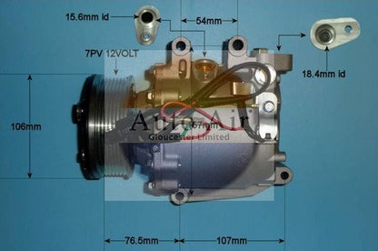 AUTO AIR 14-4992P Air Compressor A/C Air Conditioning Fits Honda Accord CR-V