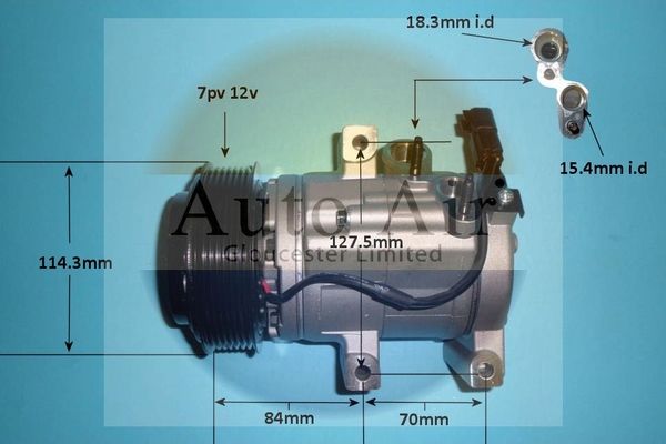 AUTO AIR 14-0128P Air Compressor A/C Air Con Air Conditioning Fits Ford Ranger