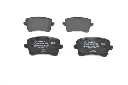 BOSCH 0986494254 Brake Pad Set For Disc Brake Rear Fits Audi A4 A4 Allroad A5 Q5