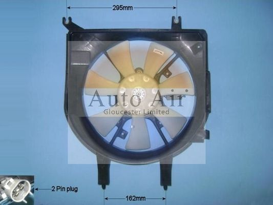 AUTO AIR 05-1156 Radiator Fan Electric Motor Centre Cooling Fits Mazda Demio
