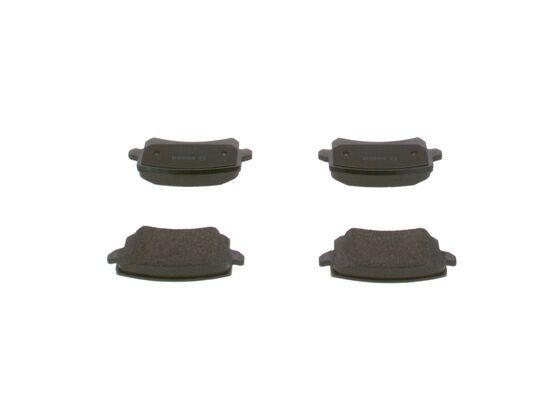 BOSCH 0986494344 Brake Pad Set For Disc Brake Rear 16.4mm Thickness Fits VW Golf