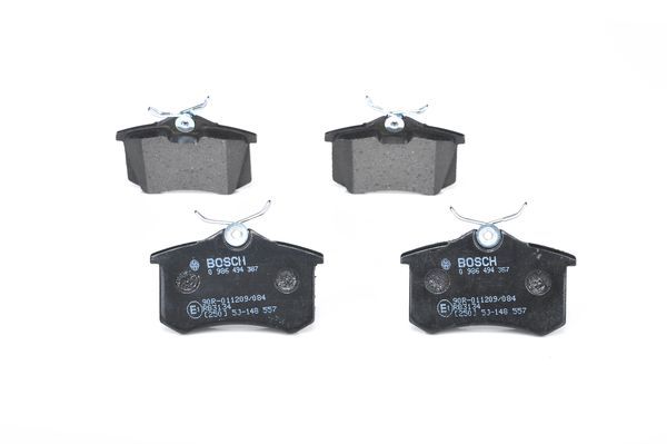 BOSCH 0986494387 Brake Pad Set For Disc Brake Rear Fits Audi Renault Seat VW