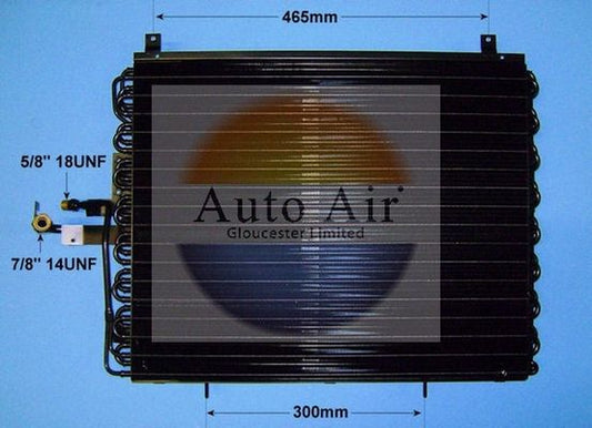 AUTO AIR 16-6579 Air Conditioning Condenser Fits Mercedes-Benz 124 E-Class