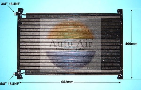 AUTO AIR 16-5000 Air Conditioning Condenser A/C Air Con Replacement Fits VOLVO