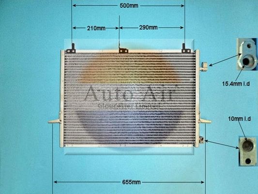 AUTO AIR 16-6509 Air Conditioning Condenser A/C Air Con Fits Ford Scorpio