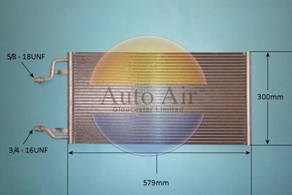 Auto Air 16-0094 A/C Air Con Condenser Air Conditioning Fits Lotus Elise 340R