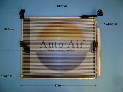 AUTO AIR 16-9976 Air Conditioning Condenser Fits Toyota Land Cruiser Prado