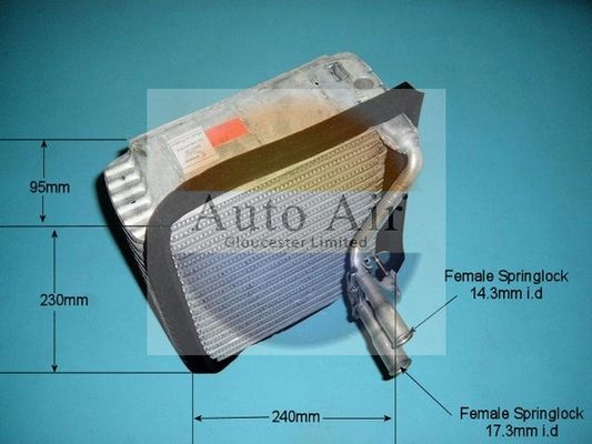 AUTO AIR 21-0085 Air Evaporator A/C Air Conditioning Fits Ford Cougar Mondeo