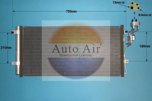 AUTO AIR 16-1394 Air Conditioning Condenser A/C Air Con Fits Kia Magentis