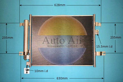 AUTO AIR 16-0055 Air Condenser A/C Air Conditioning Fits Mazda MX-5 MX-5 RF