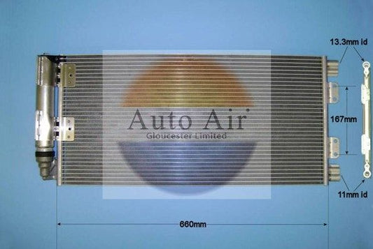 AUTO AIR 16-6588A Air Conditioning Condenser A/C Fits Land Rover Freelander