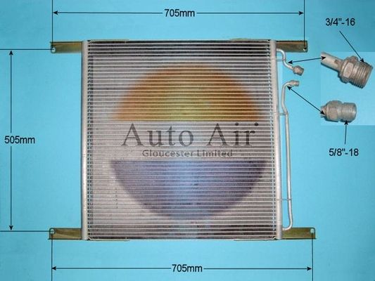 AUTO AIR 16-9765 Air Conditioning Condenser A/C Air Con Replacement Fits DAF